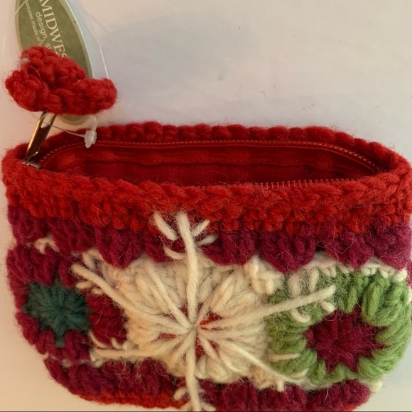 Midwest-CBK Wool Coin Purse Lot of 2 Zipper Top NWT - Picture 4 of 7